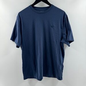 American Eagle Navy Blue Super Soft Standard Fit T-Shirt – Size Large